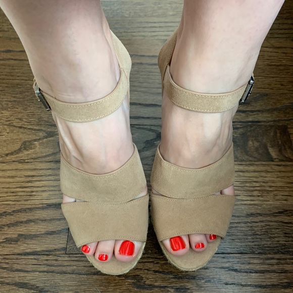 Michael Kors Espadrille Wedge Sandals - Picture 7 of 9